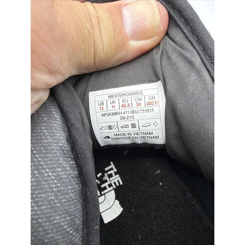 The North Face ThermoBall Bootie Men's 12 Gray Insulated Slippers.      5250